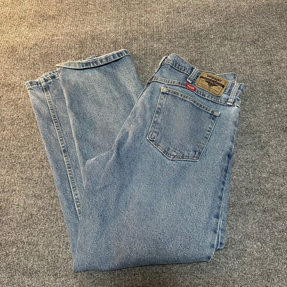 Wrangler Other - Wrangler Premium Quality Mens Straight Leg Jeans Medium Wash 36x30 1096FXVDB